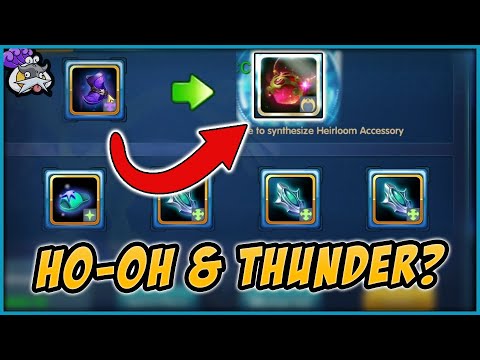 Synthesizing Ho-Oh and Thunder Gear? - 130+ Gold Accessory Test - Pokeland Legends