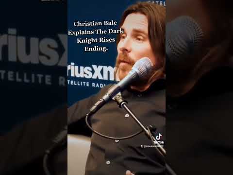 Christian Bale Explains The Dark Knight Rises Ending #shorts