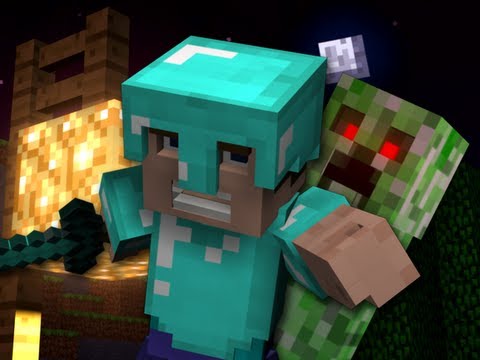 “Revenge” – A Minecraft Parody of Usher’s DJ Got Us Fallin’ In Love (Music Video)