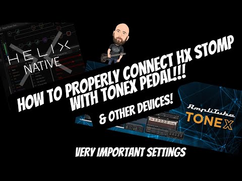 How To PROPERLY Connect HX Stomp With Tonex Pedal & Other Devices!