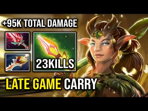 This is Why You Can't Ignore Late Game Enchantress Max Range Impetus Pure DPS Dota 2