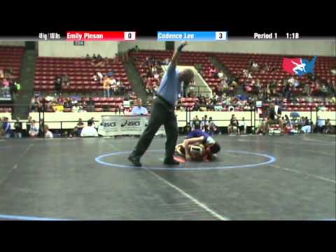 WM 49 KG - RR1 - Emily Pinson (Mid-State) vs. Cadence Lee (TMWC)