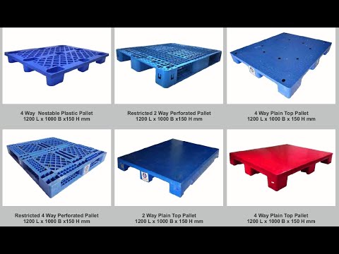 Global star green 2 way plain top pallet for packaging