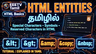 HTML Entities Tutorial | Special Characters, Symbols &amp; Reserved Characters in HTML