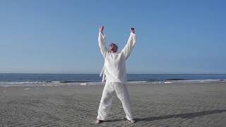 Taiji-Qigong am Meer
