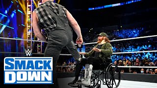 Brock Lesnar destroys Sami Zayn and his nurses: Sm