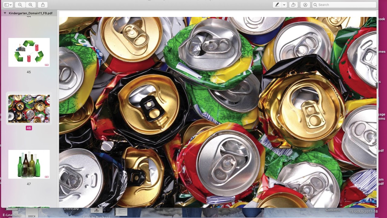 Kinder Domain 11 Lesson 5 Recycle