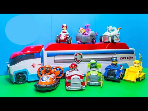 Part of a video titled What are the Numbers on the Paw Patrol Vehicles with the ... - YouTube