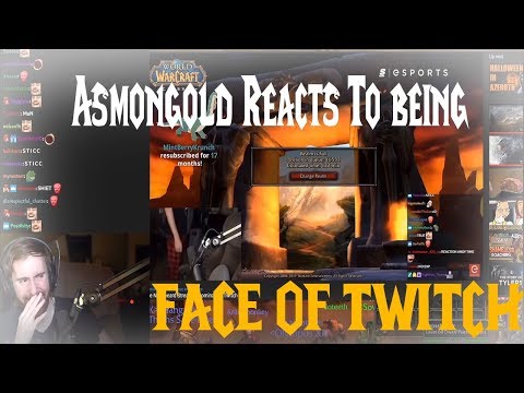 Asmongold Reacts to being FACE OF TWITCH!?!