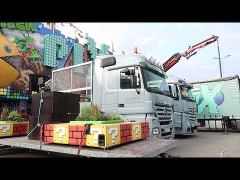 Cranger Kirmes Herne 01.08.2019 - 10.08.2019 Aufbau/Rundgang Video vom 30.07.2019 [Teil 2]