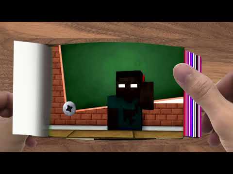 FLIPBOOK  Monster School  SCP 2000 CLONE MACHINE   Minecraft Animation007