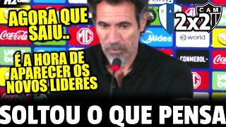 NÃO FUGIU DA PERGUNTA! OLHA O QUE EDUARDO DOMINGUEZ SOLTOU APÓS EMPATE JUVENTUD 2 x 2 ATLETICO MG
