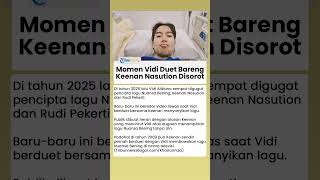 Jejak Digital Vidi Aldiano Duet Bareng Keenan Nasution Disorot, Gugatan Hak Cipta Lagu Dipertanyakan