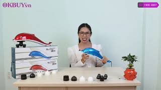 Khám phá công dụng của máy massage cầm tay cá heo PULI PL-608B - 6 đầu