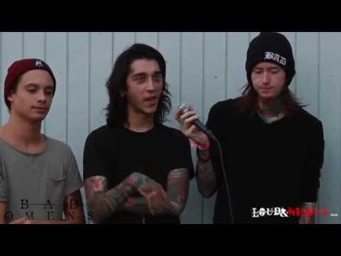 Bad Omens band interview (Live footage & Doc. footage) - Orangevale, CA 8/19/16