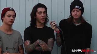 Bad Omens band interview (Live footage & Doc. footage) - Orangevale, CA 8/19/16