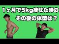 【ダイエット】一ヶ月で5kg痩せた時のその後取り組んできたこと!