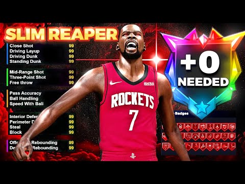 BEST KEVIN DURANT BUILD ON NBA 2K26! GAME BREAKING 6'11 DEMIGOD BUILD 2K26! (0 CAP BREAKERS NEEDED)