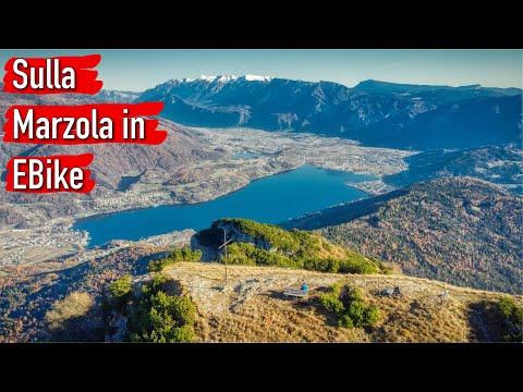 MTB Roncogno Marzola in Ebike spettacolare panorama - Cinematic Footage Drone [4K]