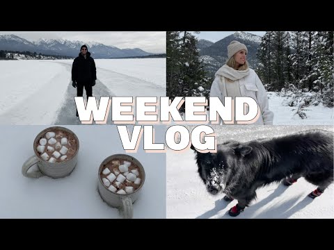 WEEKEND VLOG: Invermere BC, Cabin Life, Cross-Country Skiing, Winter Activities