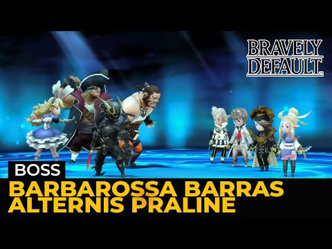 Bravely Default HD Remaster: Barbarossa Barras Alternis Praline (Boss | Hard | Lv 1)