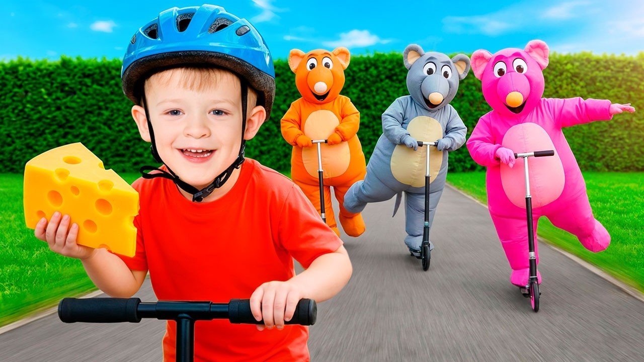 Kids Run from Giant Rats! Fun Adventure Stories