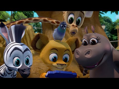 Capa de Madagascar | Visitando o Museu | Desenhos Animados em Português
