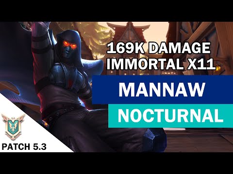 169K Damage ManNaw Strix Competitive (Master) NOCTURNAL - Immortal X11