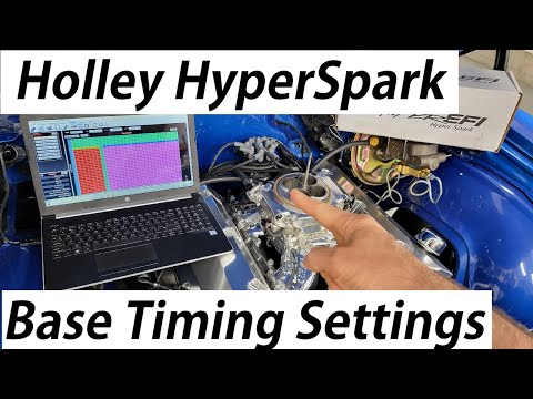 Holley HyperSpark Base Timing Settings