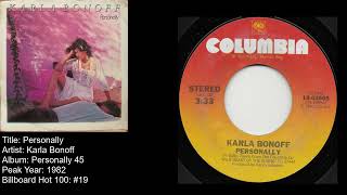 Karla Bonoff- Personally