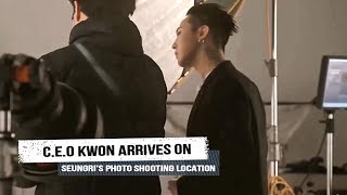 [fan video] C.E.O Kwon visited Seungri's photo shooting for Chic