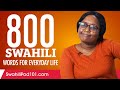 800 Swahili Words for Everyday Life - Basic Vocabulary #40