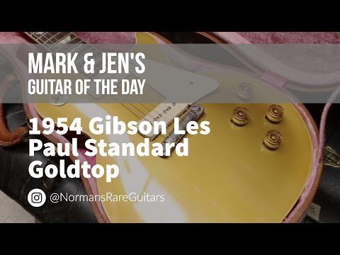 Guitar of the Day: 1954 Gibson Les Paul Standard Goldtop | Norman's Rare Guitars