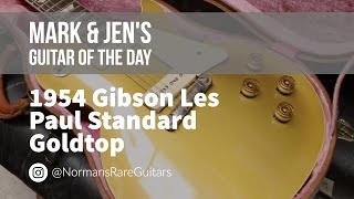 Video thumbnail for 1954 Gibson Les Paul Standard Goldtop | Guitar of the Day by Normans Rare Guitars