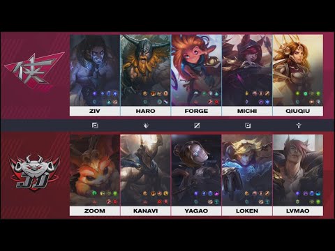 JinDong Gaming JDG (2-3) vs Rogue Warriors RW (1-6) | Week 5 Day 3 | Loken Ezreal Kanvi Pantheon
