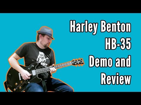 Harley Benton HB-35 BK Vintage Demo and Review