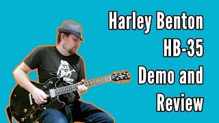 Video thumbnail for Harley Benton HB-35 BK Vintage Demo and Review by Yet Another Guitar Channel