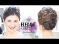 Elegant hairstyle for short hair 