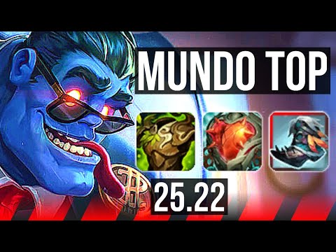 DR. MUNDO vs TEEMO (TOP) | 9/1/5, Legendary | NA Master | 25.22
