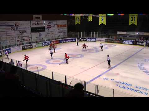 Team Austria, C.Wappis (18) drittes Tor gegen Ungarn; Tilburg 2013