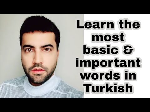 Learn practical Turkish | Important words of Turkish language | learn basics of Turkish p1