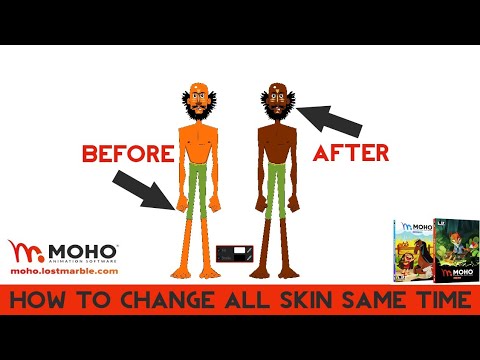 How to change All Skin same time for a Character - Moho 13.5