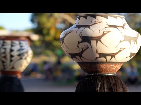 Minute Out In It: Cellicion Zuni Dancers - Pottery Dance