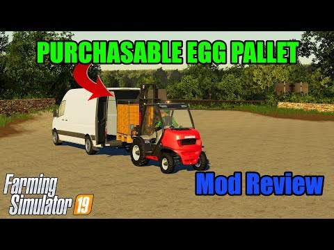 FS19 | PURCHASABLE EGG PALLET | Mod Review