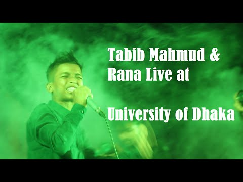 Katatar Vaj Kore Rakh Live at University of Dhaka | Tabib Mahmud & Gully Boy Rana | Bangla Rap Song