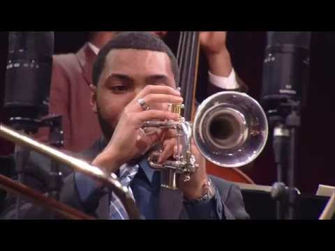 Portrait of Louis Armstrong - Wynton Marsalis & The Young Stars of Jazz at 