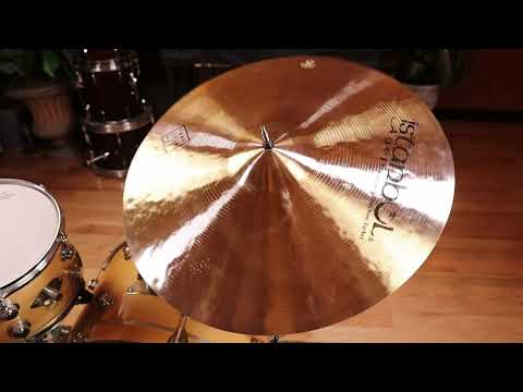 22" Istanbul Agop Traditional Crash Ride Cymbal 2414g *Video Demo* image 10