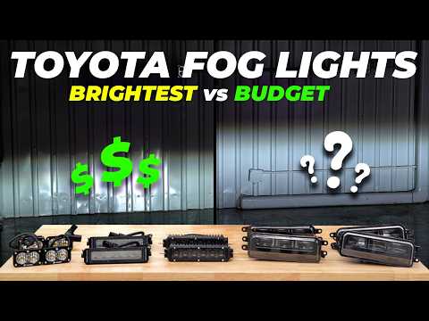 We Compared the Top Fog Light Brands for Toyota | BIG Difference