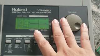 Roland vs-880 sn 7339 factory reset