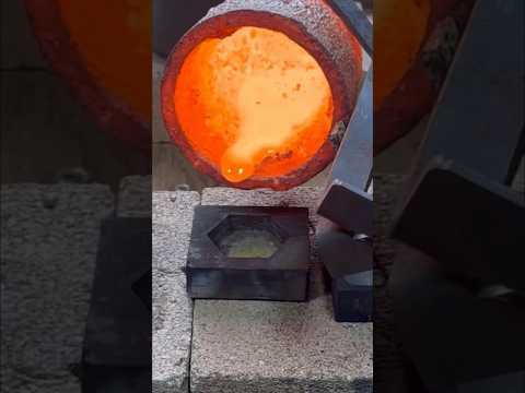 Scrapping an old motor and melting the copper!